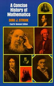 Front cover of A concise history of mathematics by Dirk Jan Struik