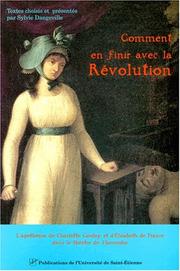 Cover of Comment en finir avec la Révolution by Dangeville