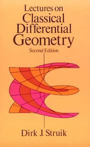 Cover of Lectures on classical differential geometry by Dirk Jan Struik