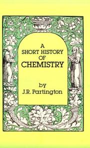 Cover of A short history of chemistry by J. R. Partington