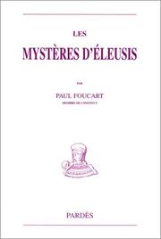 Cover of Les mystères d'Éleusis by Paul François Foucart