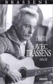Cover of Avec Brassens by Pierre Louki
