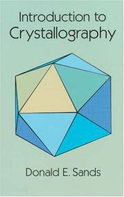 Cover of Introduction to crystallography by Donald Sands