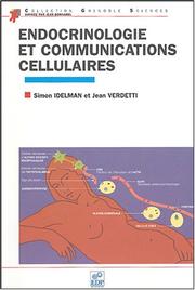 Front cover of Endocrinologie et communications cellulaires by Idelman