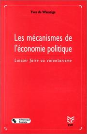 Cover of Les mécanismes de l'économie politique by Yves de Wasseige
