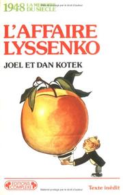 Cover of Affaire Lyssenko - 1948 by Joel et Dan Kotec