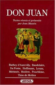 Cover of Don Juan by B.Massin