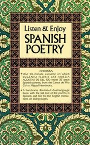 Cover of Listen & Enjoy Spanish Poetry by Dover Publications, Inc.