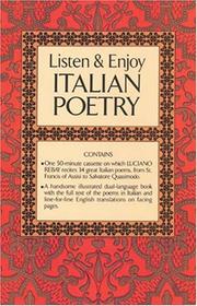 Cover of Listen & Enjoy Italian Poetry by Dover Publications, Inc.