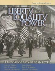 Front cover of Liberty, equality, power by John M. Murrin