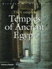 Front cover of The complete temples of ancient Egypt by Richard H. Wilkinson