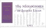 Front cover of 789 néologismes de Jacques Lacan by Jacques Lacan