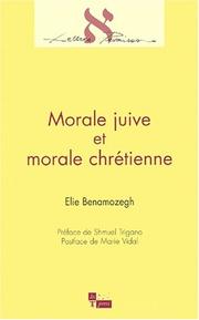 Front cover of Morale juive et morale chrétienne by Elia Benamozegh