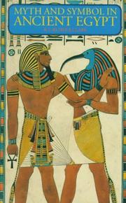 Cover of Myth and symbol in ancient Egypt by Robert Thomas Rundle Clark