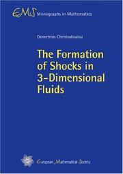 Cover of The Formation of Shocks in 3-Dimensional Fluids (EMS Monographs in Mathematics) (EMS Monographs in Mathematics) by Demetrios Christodoulou