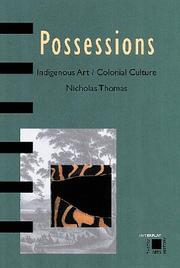 Cover of Possessions by Thomas, Nicholas