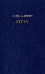 Cover of Ethik by Nicolai Hartmann