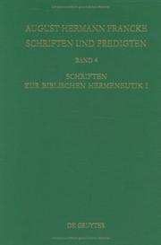 Cover of Predigten by Francke, August Hermann