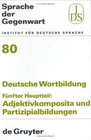 Cover of Deutsche Wortbildung by Maria Pumpel-Mader