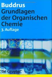 Front cover of Grundlagen Der Organischen Chemie by Joachim Buddrus