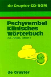 Cover of Pschyrembel Klinisches Worterbuch by Unknown