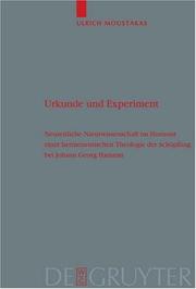 Cover of Urkunde Und Experiment by Ulrich Moustakas