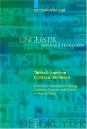 Front cover of Turkisch Sprechen Nicht Nur Die Turken by Peter Auer