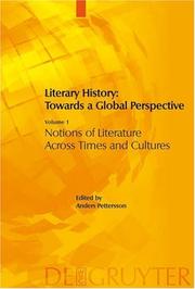 Cover of Literary history by Anders Pettersson