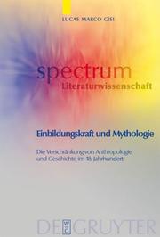 Front cover of Einbildungskraft und Mythologie by Lucas Marco Gisi