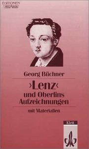 Front cover of "Lenz" Und Oberlins Aufzeichnungen by Georg Büchner