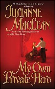 Front cover of My own private hero by Julianne MacLean