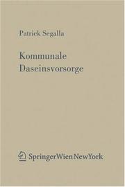 Cover of Kommunale Daseinsvorsorge by Patrick Segalla