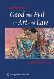 Front cover of Good and Evil in Art and Law by Basil Markesinis