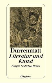 Front cover of Literatur und Kunst. Essays, Gedichte und Reden by Friedrich Dürrenmatt