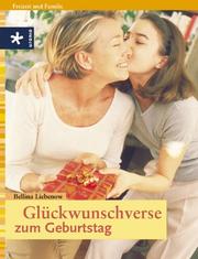 Front cover of Glückwunschverse zum Geburtstag by Bellina Liebenow
