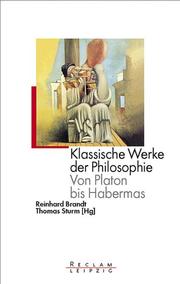 Front cover of Klassische Werke der Philosophie by Reinhard Brandt