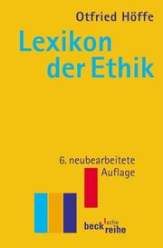Cover of Lexikon der Ethik by Otfrid Höffe