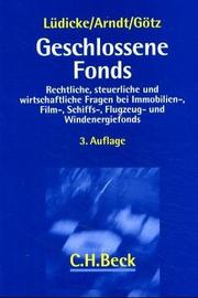 Cover of Geschlossene Fonds by Jochen Lüdicke