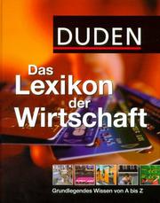 Front cover of Duden - Das Lexikon der Wirtschaft by Achim Pollert