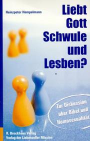 Front cover of Liebt Gott Schwule und Lesben? by Heinzpeter Hempelmann