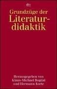 Cover of Grundzüge der Literaturdidaktik by Klaus Michael Bogdal