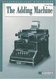 Cover of The Adding Machine by Elmer Rice