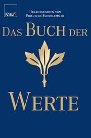 Front cover of Knaurs Buch der Werte by Friedrich Schorlemmer