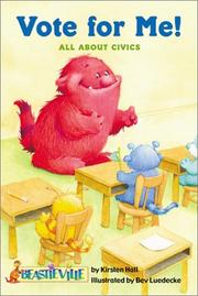 Front cover of Vote for me by Kirsten Hall