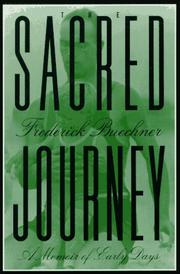 Cover of The sacred journey by Frederick Buechner