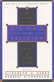 Cover of Women and Religion by Elizabeth A. Clark