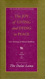 Cover of The Joy of Living and Dying in Peace by His Holiness Tenzin Gyatso the XIV Dalai Lama