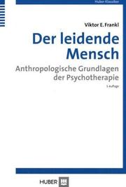 Cover of Der leidende Mensch by Viktor E. Frankl