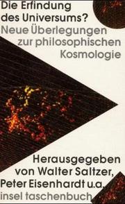 Cover of Die Erfindung des Universums? by Walter Saltzer