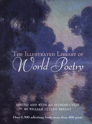 Front cover of The Illustrated Library of World Poetry by William Cullen Bryant